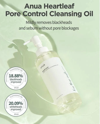 ANUA HEARTLEAF PORE CONTROL CLEANSING OIL 200 ML