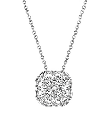 SAVOIR Camellia Flower Moissanite Necklace