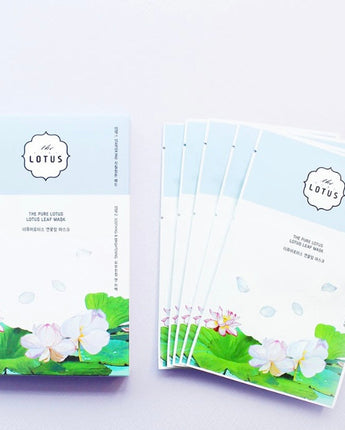 THE PURE LOTUS SOOTHING & BRIGHTENING SHEET MASK 125ML (PACK OF 5)