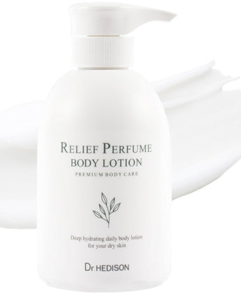 DR HEDISON RELIEF PERFUME BODY LOTION 450 ML