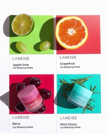 Laneige Lip Sleeping Mask  (Berry, Grapefruit, Mint Choco or Apple Lime) 20ml