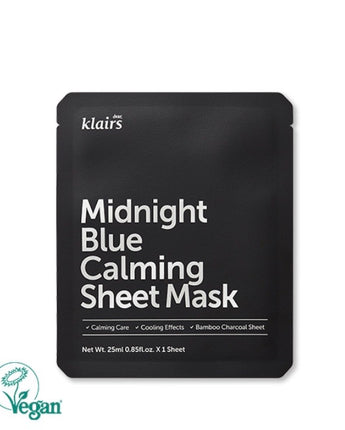 KLAIRS MIDNIGHT BLUE CALMING SHEET MASK 25ML